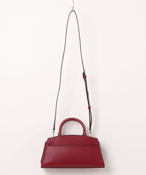 MICHAEL KORS(マイケルコース)の「GRETA レザー サッチェル スモール(ハンドバッグ・レディース・マルーン・FREE)」の2枚目の写真