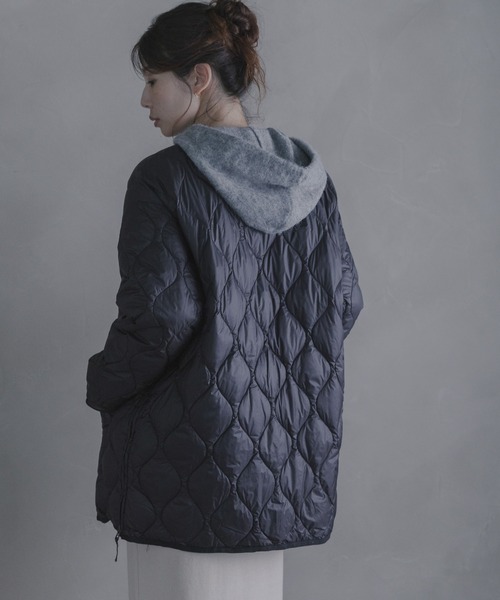 URBAN RESEARCH Sonny Label(アーバンリサーチサニーレーベル)の「『別注』TAION×Sonny Label ミリタリーダウンジャケット(ダウンジャケット/コート・レディース・カーキ/ブラウン/ブラック・FREE)」の5枚目の写真