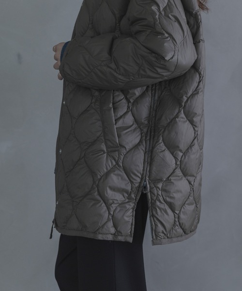 URBAN RESEARCH Sonny Label(アーバンリサーチサニーレーベル)の「『別注』TAION×Sonny Label ミリタリーダウンジャケット(ダウンジャケット/コート・レディース・カーキ/ブラウン/ブラック・FREE)」の11枚目の写真