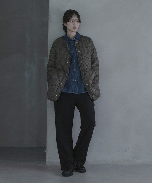 URBAN RESEARCH Sonny Label(アーバンリサーチサニーレーベル)の「『別注』TAION×Sonny Label ミリタリーダウンジャケット(ダウンジャケット/コート・レディース・カーキ/ブラウン/ブラック・FREE)」の15枚目の写真