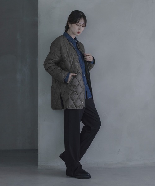 URBAN RESEARCH Sonny Label(アーバンリサーチサニーレーベル)の「『別注』TAION×Sonny Label ミリタリーダウンジャケット(ダウンジャケット/コート・レディース・カーキ/ブラウン/ブラック・FREE)」の16枚目の写真