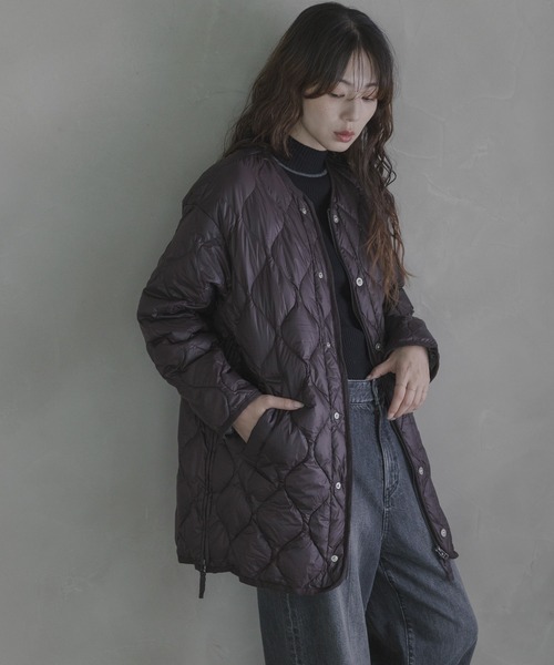 URBAN RESEARCH Sonny Label(アーバンリサーチサニーレーベル)の「『別注』TAION×Sonny Label ミリタリーダウンジャケット(ダウンジャケット/コート・レディース・カーキ/ブラウン/ブラック・FREE)」の17枚目の写真