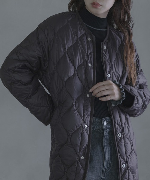 URBAN RESEARCH Sonny Label(アーバンリサーチサニーレーベル)の「『別注』TAION×Sonny Label ミリタリーダウンジャケット(ダウンジャケット/コート・レディース・カーキ/ブラウン/ブラック・FREE)」の18枚目の写真