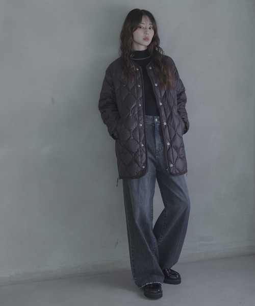 URBAN RESEARCH Sonny Label(アーバンリサーチサニーレーベル)の「『別注』TAION×Sonny Label ミリタリーダウンジャケット(ダウンジャケット/コート・レディース・カーキ/ブラウン/ブラック・FREE)」の22枚目の写真