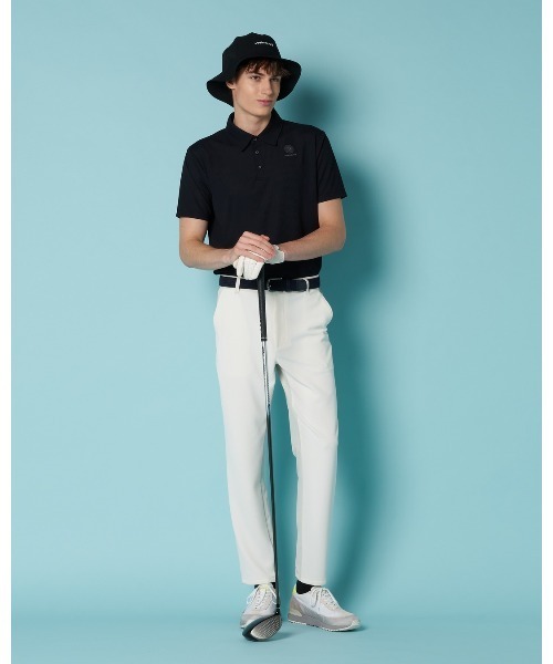 VIVA HEART（ビバハート）の「【VIVA　HEART/GOLF】 ワッフルタフタコンビ フレクターロゴ ロング（その他パンツ・メンズ・ホワイト/ブラック・50/52）」の4枚目の写真