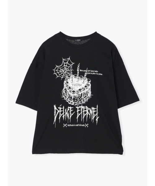 NOEMIE(ノエミー)の「スカルケーキスパイダーTシャツ(Tシャツ/カットソー・レディース・ブラック/オフホワイト/ピンク・M)」の15枚目の写真