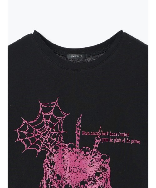NOEMIE(ノエミー)の「スカルケーキスパイダーTシャツ(Tシャツ/カットソー・レディース・ブラック/オフホワイト/ピンク・M)」の18枚目の写真