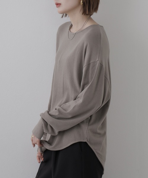 FUNALIVE（ファンアライブ）の「fm clothing カットソー 長袖（Tシャツ/カットソー・レディース・モカ・FREE）」の14枚目の写真