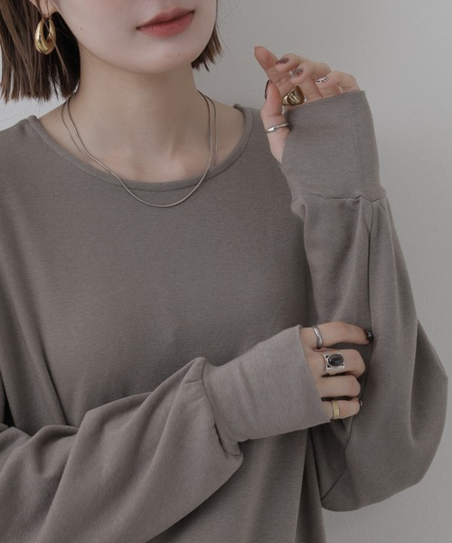 FUNALIVE（ファンアライブ）の「fm clothing カットソー 長袖（Tシャツ/カットソー・レディース・モカ・FREE）」の15枚目の写真