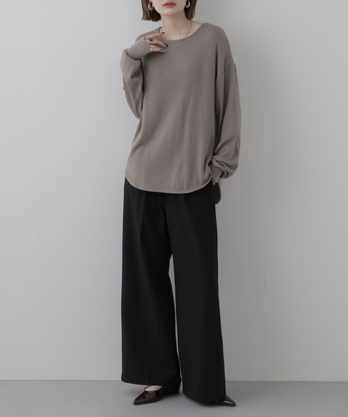 FUNALIVE（ファンアライブ）の「fm clothing カットソー 長袖（Tシャツ/カットソー・レディース・モカ・FREE）」の8枚目の写真
