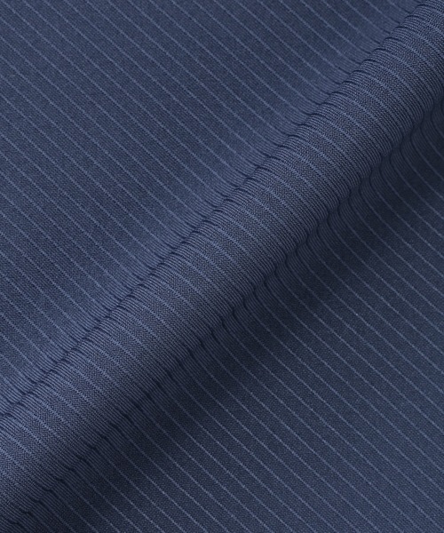 TOKYO SHIRTS(トウキョウシャツ)の「【吸水速乾】【COFREX】 形態安定ノンアイロン ワイド 長袖ビジネスワイシャツ(ビジネスシャツ・レディース・ネイビー・S/M/L/LL/XL)」の5枚目の写真