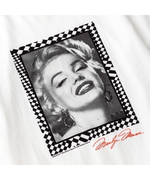 CALEE（キャリー）の「Marilyn Monroe TEE <B TYPE>（Tシャツ/カットソー・メンズ・ホワイト・XX-LARGE/X-LARGE/LARGE/MEDIUM）」の3枚目の写真