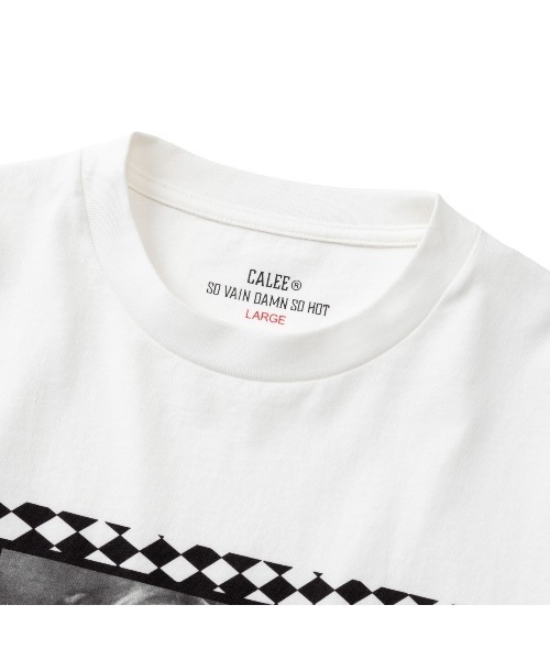 CALEE（キャリー）の「Marilyn Monroe TEE <B TYPE>（Tシャツ/カットソー・メンズ・ホワイト・XX-LARGE/X-LARGE/LARGE/MEDIUM）」の2枚目の写真