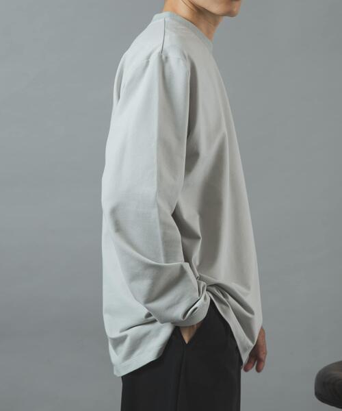ITEMS URBANRESEARCH(アイテムズ アーバンリサーチ)の「デニムライクデザインポケットカットソー(Tシャツ/カットソー・メンズ・ネイビー/グレー系その他/ブラック・LARGE/MEDIUM)」の14枚目の写真