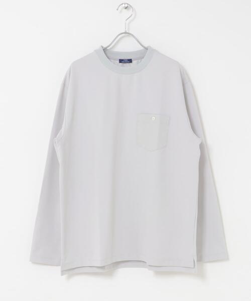ITEMS URBANRESEARCH(アイテムズ アーバンリサーチ)の「デニムライクデザインポケットカットソー(Tシャツ/カットソー・メンズ・ネイビー/グレー系その他/ブラック・LARGE/MEDIUM)」の16枚目の写真