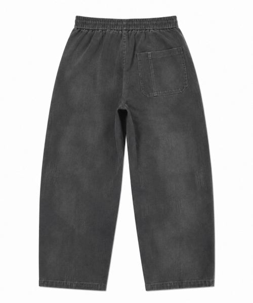 GRAYBLVD(グレイブラバット)の「ラバン ウォッシュドカーブドパンツ(チャコール)(その他パンツ・メンズ・その他・MEDIUM/LARGE/X-LARGE)」の4枚目の写真
