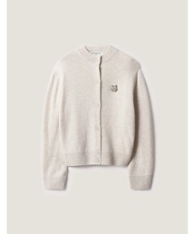 FOX HEAD LAMBSWOOL HIGH NECK CARDIGAN