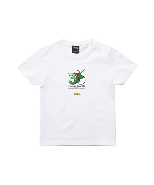ZOZOSPOT(ゾゾスポット)の「Pokemon 30th Anniversary 1025 T-shirt 「レックウザ」(Tシャツ/カットソー・レディース・ホワイト・SMALL/MEDIUM/LARGE/X-LARGE/XX-LARGE/XXX-LARGE/100cm/110cm/120cm/130cm/140cm/150cm/160cm)」の2枚目の写真