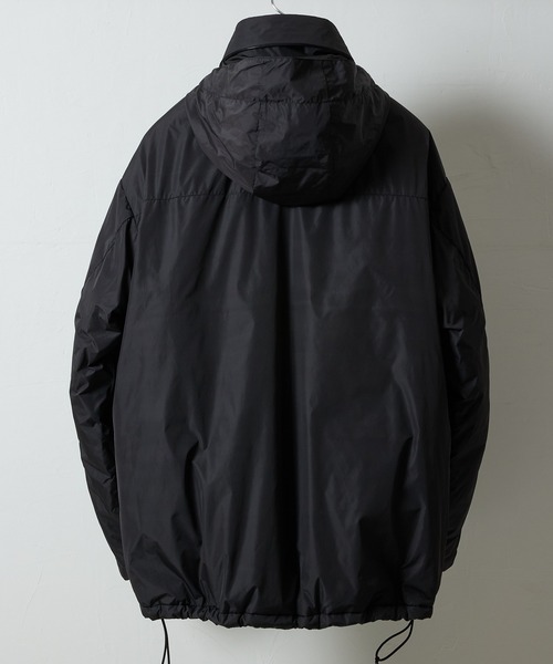 NYLON SWITCHING POCKET INSULATION JACKET / 撥水 ナイロン シーム