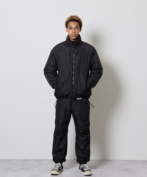 NYLON SWITCHING POCKET INSULATION JACKET / 撥水 ナイロン シーム