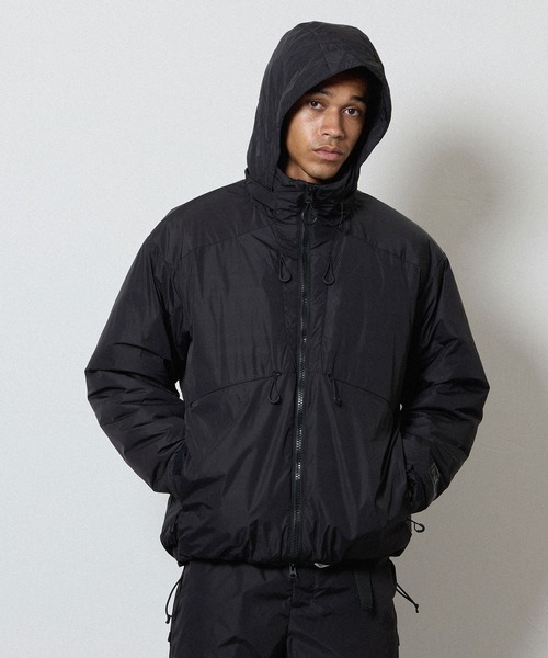 NYLON SWITCHING POCKET INSULATION JACKET / 撥水 ナイロン シーム