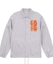 Ol' Basics（オール・ベーシックス） コーチジャケット コットン 綿 かすれナンバリング ヴィンテージライク プリント アウター ブルゾン アメカジ メンズ レディース ユニセックス