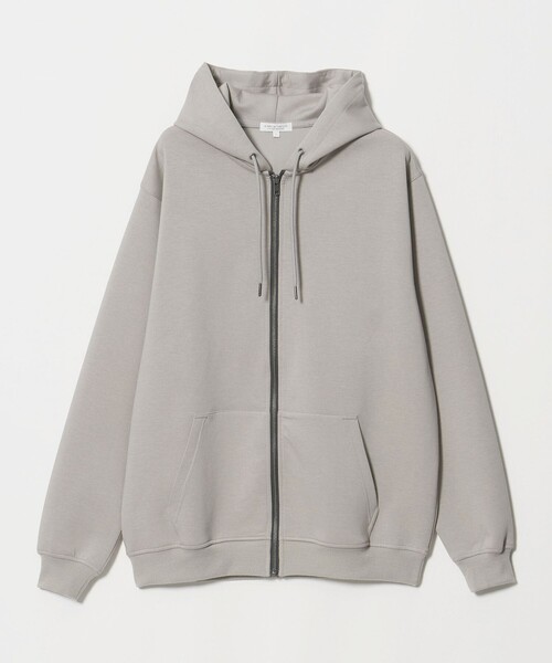 A DAY IN THE LIFE UNITED ARROWS(アデイインザライフユナイテッドアローズ)の「ダンボールニット シップパーカー<A DAY IN THE LIFE>(パーカー・メンズ・グレー系/ブラック・M/L)」の1枚目の写真