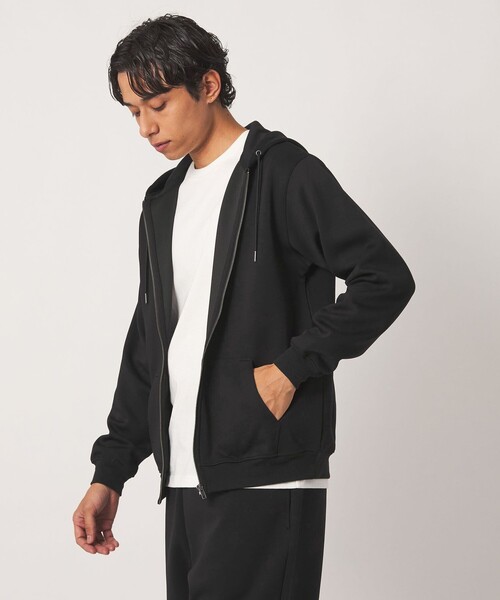 A DAY IN THE LIFE UNITED ARROWS(アデイインザライフユナイテッドアローズ)の「ダンボールニット シップパーカー<A DAY IN THE LIFE>(パーカー・メンズ・グレー系/ブラック・M/L)」の3枚目の写真