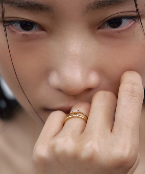 CENE(セネ)の「【CENE】セネ/グレインリング(リング・レディース・ゴールド/シルバー・#13/#11/#9)」の5枚目の写真