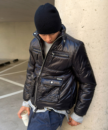 UTILITY HIGH NECK LIGHT JACKET BLACK