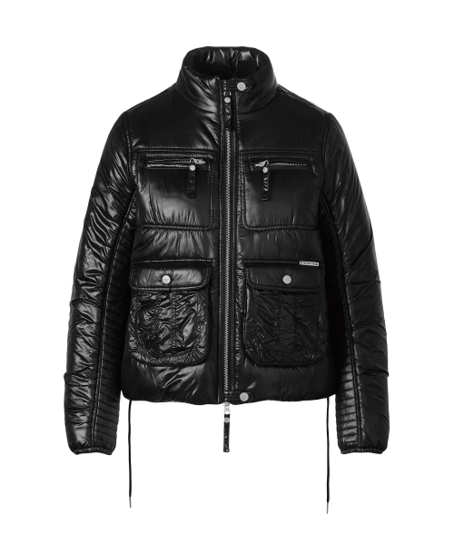 THEVINYLHOUSE(ザバイニルハウス)の「UTILITY HIGH NECK LIGHT JACKET BLACK(ダウンジャケット/コート・レディース・その他・SMALL/MEDIUM/LARGE)」の3枚目の写真