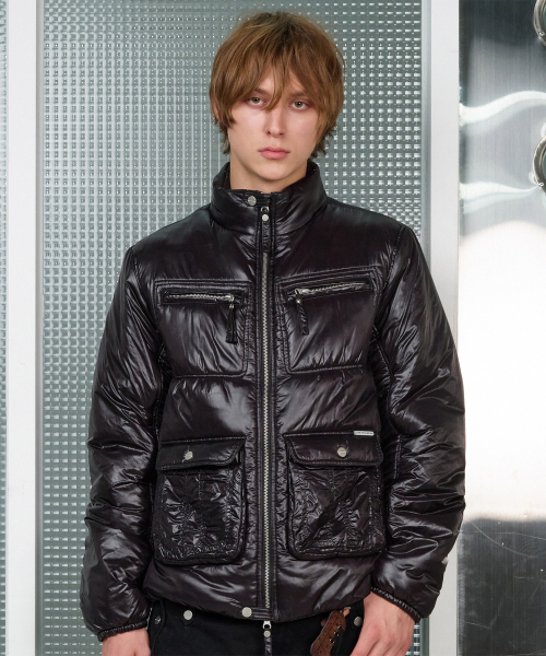 THEVINYLHOUSE(ザバイニルハウス)の「UTILITY HIGH NECK LIGHT JACKET BLACK(ダウンジャケット/コート・レディース・その他・SMALL/MEDIUM/LARGE)」の9枚目の写真