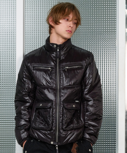 THEVINYLHOUSE(ザバイニルハウス)の「UTILITY HIGH NECK LIGHT JACKET BLACK(ダウンジャケット/コート・レディース・その他・SMALL/MEDIUM/LARGE)」の10枚目の写真
