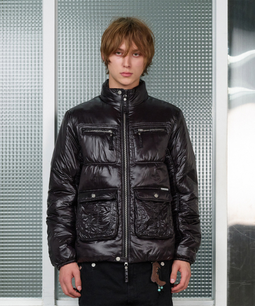 THEVINYLHOUSE(ザバイニルハウス)の「UTILITY HIGH NECK LIGHT JACKET BLACK(ダウンジャケット/コート・レディース・その他・SMALL/MEDIUM/LARGE)」の12枚目の写真