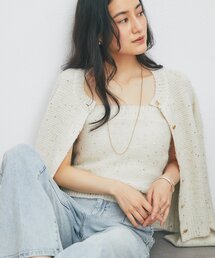 【9/27(日)0:00~ZOZO先行販売】スパンコールモヘヤビスチェ