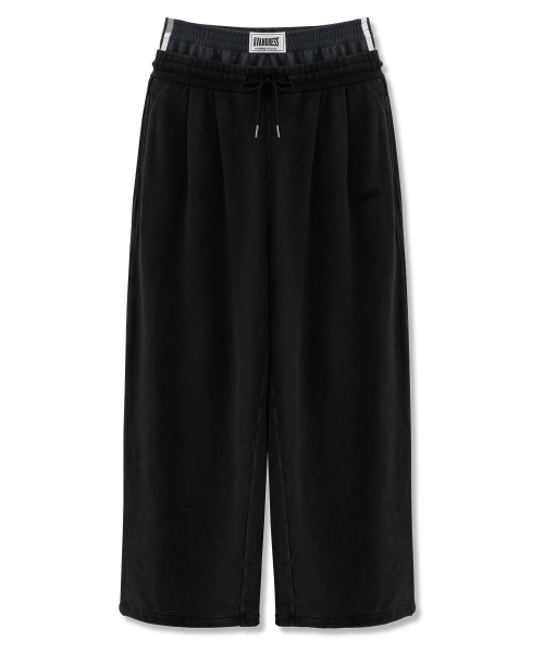 AVANDRESS(アバンドレス )の「トラック88 ダブルタック リラックスサギングパンツ_3COL(スウェットパンツ・レディース・ライトグレー/ブラック/ブラックミックス・MEDIUM/LARGE/X-LARGE)」の9枚目の写真