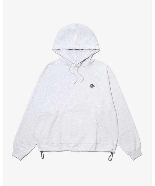 KEBOZ(ケボズ)の「EFG WAPPEN DRAWSTRING SWEAT HOODIE(パーカー・メンズ・アッシュグレー/ネイビー/ブラック/ライトインディゴブルー/カモフラージュ/オレンジ・XL/L/M/S)」の3枚目の写真