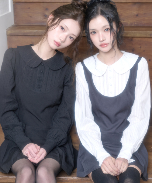 ILLIGO(イリゴ)の「ビスチェレイヤーワンピース チャコール(ワンピース・レディース・その他・SMALL/MEDIUM)」の4枚目の写真