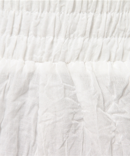 PLAIN CLOTHING（プレーンクロージング）の「シフォンロングスカート　【PLAIN CLOTHING】（スカート・レディース・ホワイト/ピンク/ブラック/カーキ/ベージュ/ネイビー・FREE）」の8枚目の写真