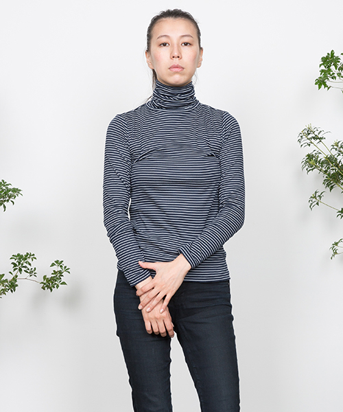 bodco（ボッコ）の「【bodco】ボッコ/ タートルネック【レディース】（Tシャツ/カットソー・レディース・ピンク/ダークグリーン/グレー/ネイビー/その他/レッド系その他・MEDIUM/SMALL）」の3枚目の写真