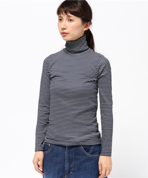 bodco（ボッコ）の「【bodco】ボッコ/ タートルネック【レディース】（Tシャツ/カットソー・レディース・ピンク/ダークグリーン/グレー/ネイビー/その他/レッド系その他・MEDIUM/SMALL）」の7枚目の写真