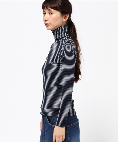 bodco（ボッコ）の「【bodco】ボッコ/ タートルネック【レディース】（Tシャツ/カットソー・レディース・ピンク/ダークグリーン/グレー/ネイビー/その他/レッド系その他・MEDIUM/SMALL）」の8枚目の写真