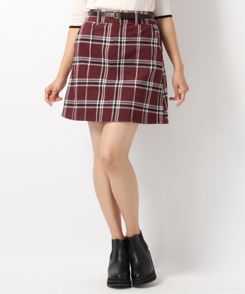 Heather(ヘザー)の「HEアソートダイケイスカート 729616(スカート・レディース・ワンウォッシュ/ブルー系その他/レッド系その他・SMALL/MEDIUM)」の1枚目の写真