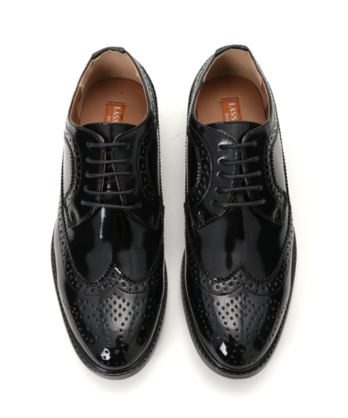 LASSU&FRISS（ラスアンドフリス）の「LASSU&FRISS / ウイングチップシューズ（802）（ドレスシューズ・メンズ・ライトブラウン/ブラック/ブラック×ホワイト/ブラウン・42/43/44/41/40/39/45/46/50/48/47）」の8枚目の写真