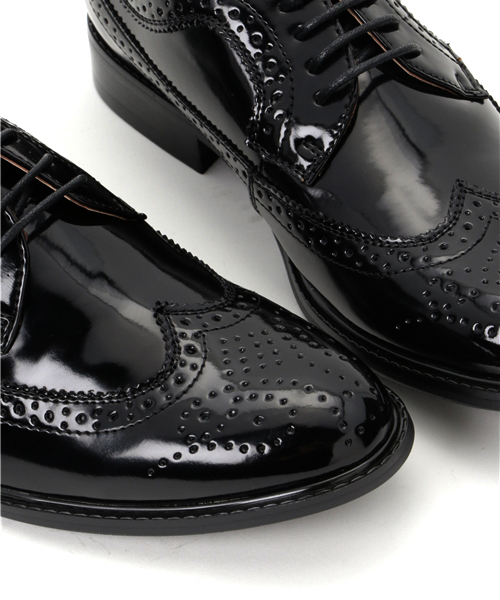 LASSU&FRISS（ラスアンドフリス）の「LASSU&FRISS / ウイングチップシューズ（802）（ドレスシューズ・メンズ・ライトブラウン/ブラック/ブラック×ホワイト/ブラウン・42/43/44/41/40/39/45/46/50/48/47）」の9枚目の写真