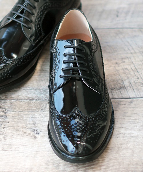 LASSU&FRISS（ラスアンドフリス）の「LASSU&FRISS / ウイングチップシューズ（802）（ドレスシューズ・メンズ・ライトブラウン/ブラック/ブラック×ホワイト/ブラウン・42/43/44/41/40/39/45/46/50/48/47）」の14枚目の写真