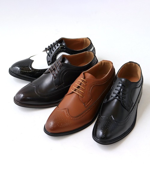 LASSU&FRISS（ラスアンドフリス）の「LASSU&FRISS / ウイングチップシューズ（802）（ドレスシューズ・メンズ・ライトブラウン/ブラック/ブラック×ホワイト/ブラウン・42/43/44/41/40/39/45/46/50/48/47）」の12枚目の写真