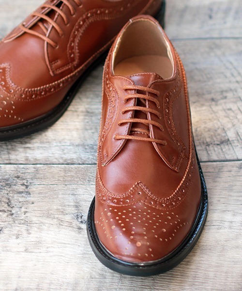 LASSU&FRISS（ラスアンドフリス）の「LASSU&FRISS / ウイングチップシューズ（802）（ドレスシューズ・メンズ・ライトブラウン/ブラック/ブラック×ホワイト/ブラウン・42/43/44/41/40/39/45/46/50/48/47）」の16枚目の写真