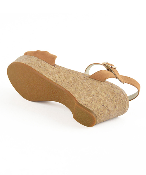 ORiental TRaffic（オリエンタルトラフィック）の「春夏新作★コルクヒールサンダル★7207（サンダル・レディース・ブラック/キャメル/ネイビー/レッド・S/M/L/LL）」の7枚目の写真