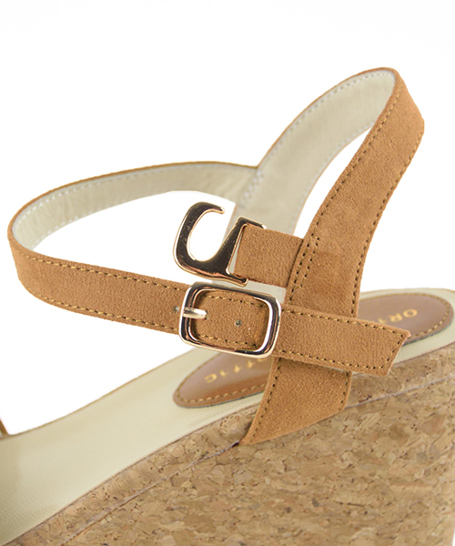 ORiental TRaffic（オリエンタルトラフィック）の「春夏新作★コルクヒールサンダル★7207（サンダル・レディース・ブラック/キャメル/ネイビー/レッド・S/M/L/LL）」の9枚目の写真